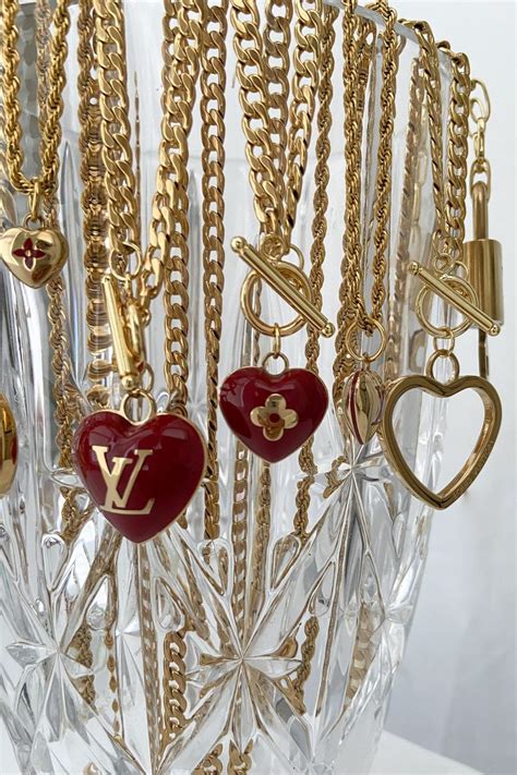 repurposed louis vuitton jewelry.